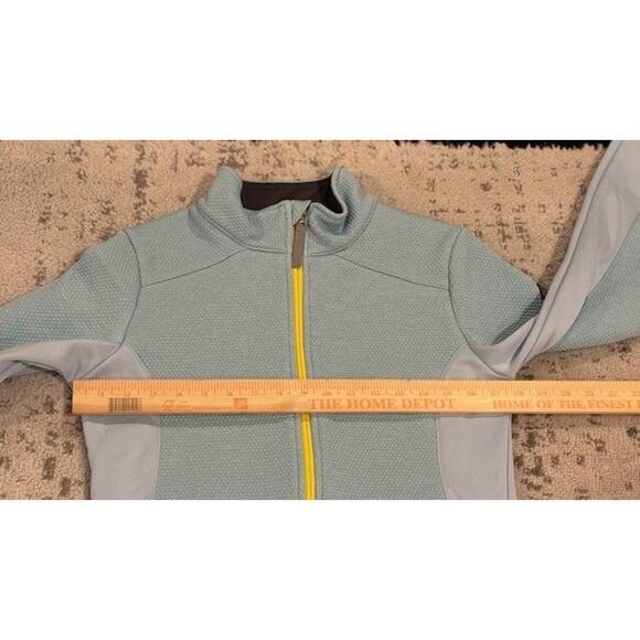 SPYDER - Girls Large Encore Full Zip Lt. Blue (Frost) Fleece Lined Jacket - Picture 6 of 16